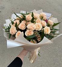 Букет Кремовые розы Латте в Алатыри