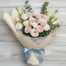 Букет цветов из:  Лизиантусы #REPLACE_PRED# Алатыри