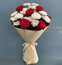 Букет цветов из:  Розы и Хризантемы в Алатыри