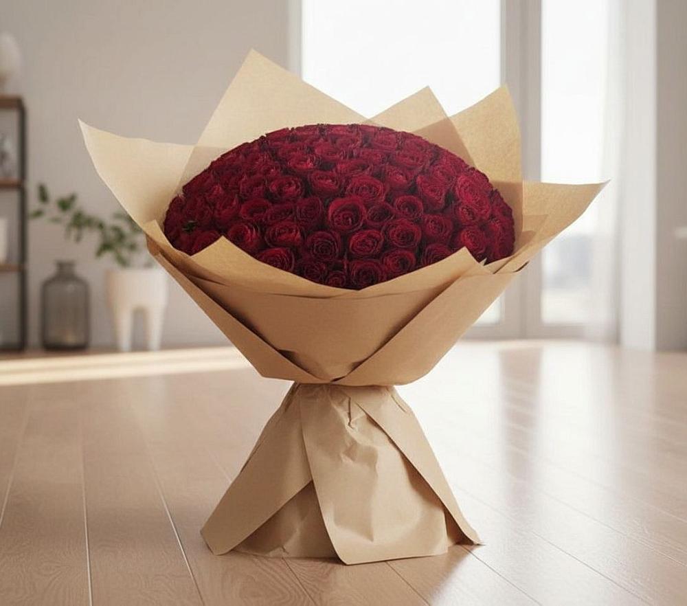 Букет 101 Красная роза в Алатыри