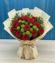 Букет цветов из:  Розы и Хризантемы в Алатыри