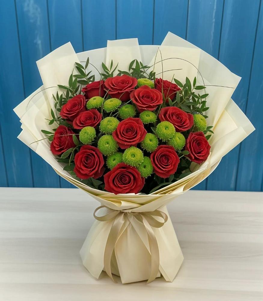 Букет цветов из: Розы и Хризантемы в Алатыри